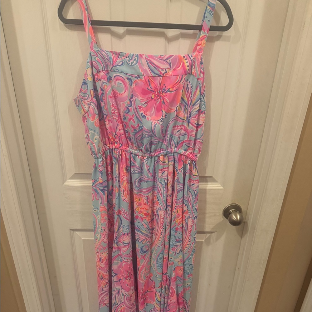 Lilly Pulitzer Lizette maxi dress. Isla De Coco. Size XL. EUC.